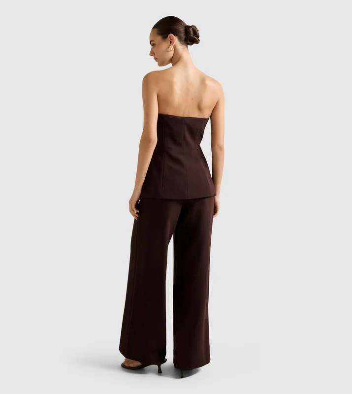 forever new JOANNA Strapless Foldover Jumpsuit